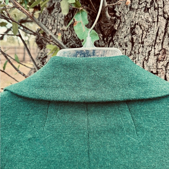 CAbi Sweater Pea Coat - Forest Green - Picture 5 of 7